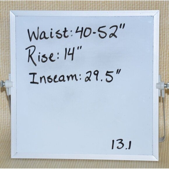 Draper's & Damon's Ladies Plus 22W Cobalt Blue Pants Elastic Waist Straight Leg - Picture 7 of 7